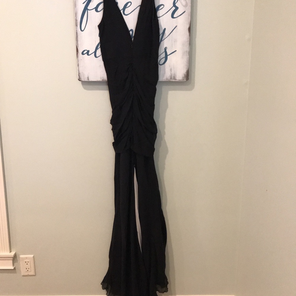 Nicole miller gown with train size 0